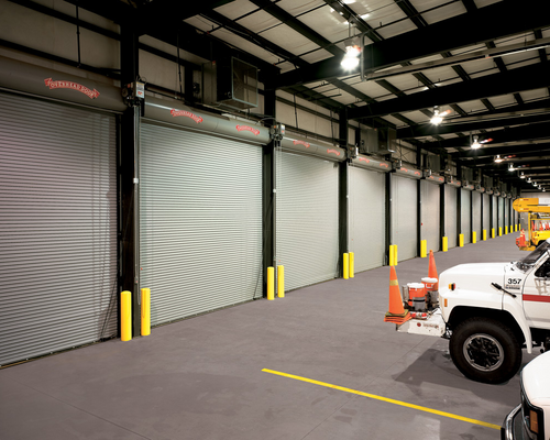 click here to learn more about our commercial garage door products